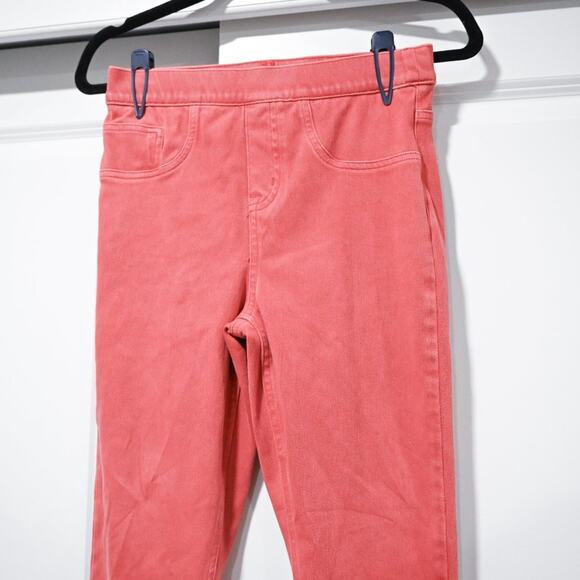SPANX Jean-ish Ankle Leggings in Island Red Distressed Size Small | Size Small - Picture 3 of 8